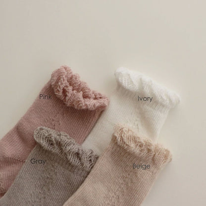 Baby Toddler Pointelle Leggings & Socks Set (0 - 36m) - 4 Colors kids outfit
