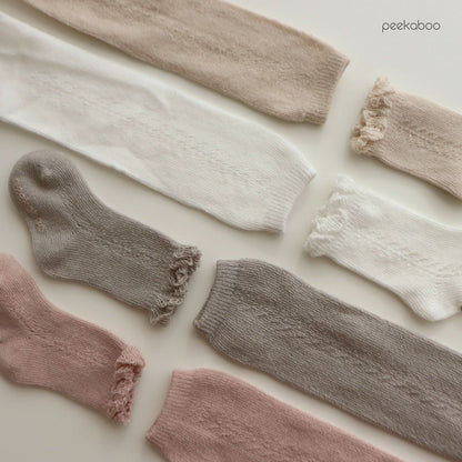 Baby Toddler Pointelle Leggings & Socks Set (0 - 36m) - 4 Colors kids outfit