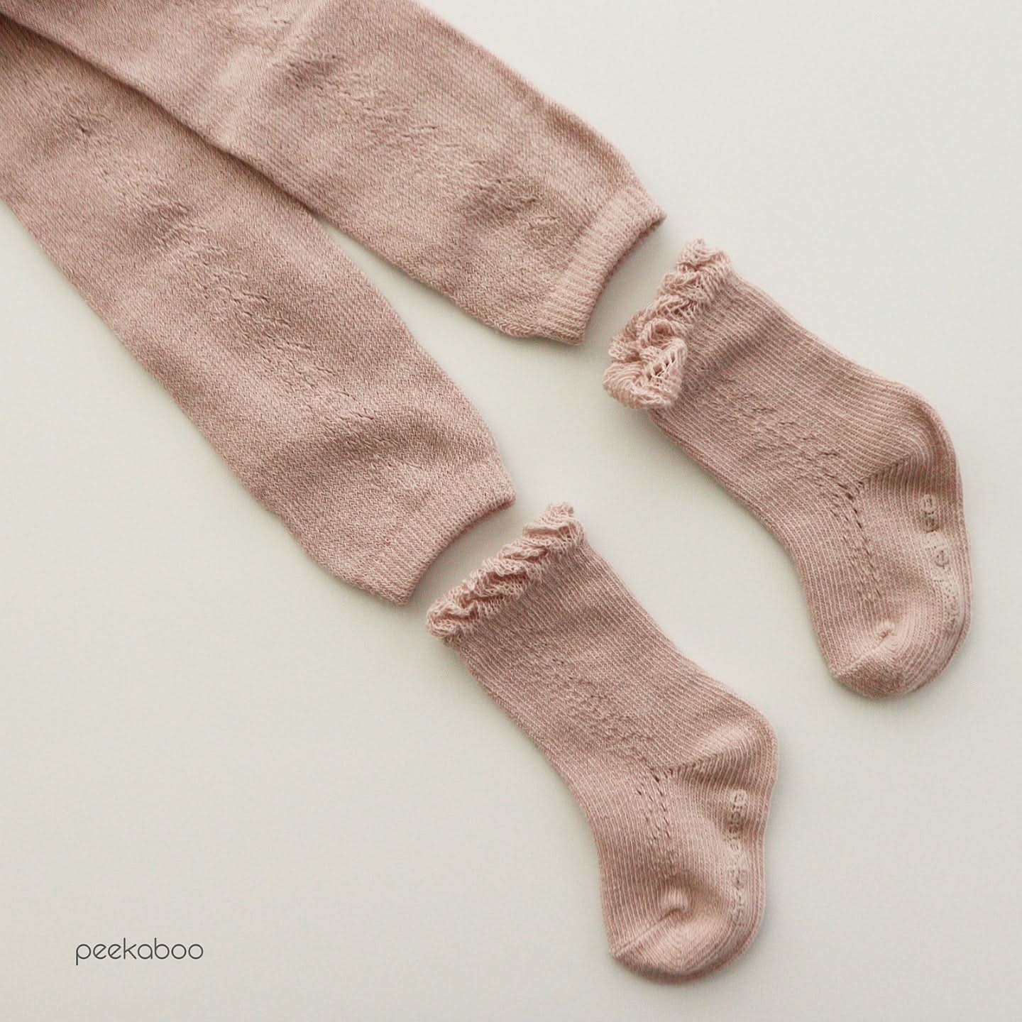 Baby Toddler Pointelle Leggings & Socks Set (0 - 36m) - 4 Colors kids outfit