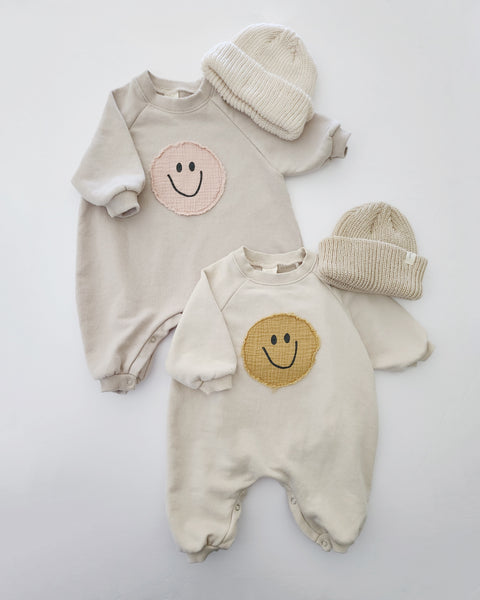 Baby BH Smiley Face Bodysuit (12-18m) - Pink Face