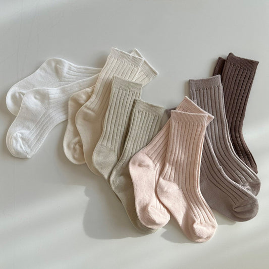 Baby Kids Monbebe 6pk Socks (3m-4y) - AT NOON STORE