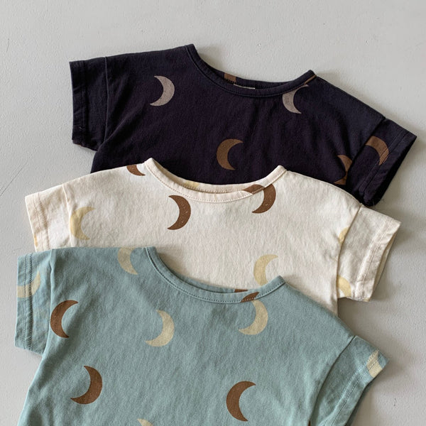 Baby BH Moon Print T-Shirt (3-18m) - 3 Colors
