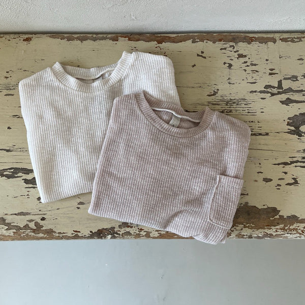 Toddler Short Sleeve Pocket Top (1-5y) - 2 Colors
