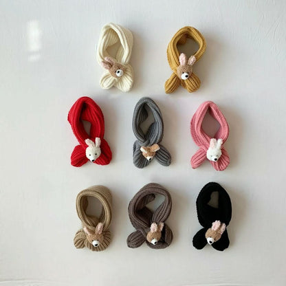kids bunny scarf