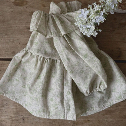 Girls Aosta Ruffle Collar Blouse (3m-5y) - 3 Colors - AT NOON STORE
