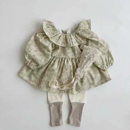 Girls Aosta Ruffle Collar Blouse (3m-5y) - 3 Colors - AT NOON STORE