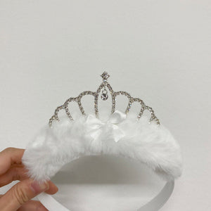 [PRE-ORDER]Toddler Fur Crown Headband (2-7y) - AT NOON STORE