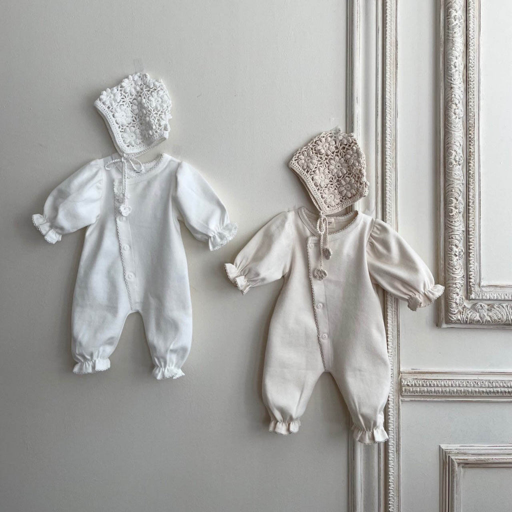 Baby Monbebe Glory Jumpsuit (0-6m) - 2 Colors | AT NOON STORE