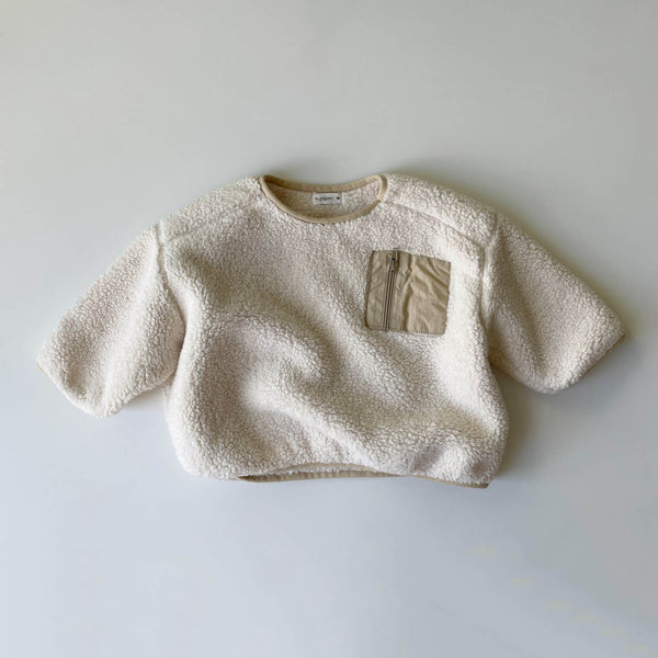 Kids Fluffy Fleece Pocket Sweatshirt (1-5y) - 2 Colors - AT NOON STORE