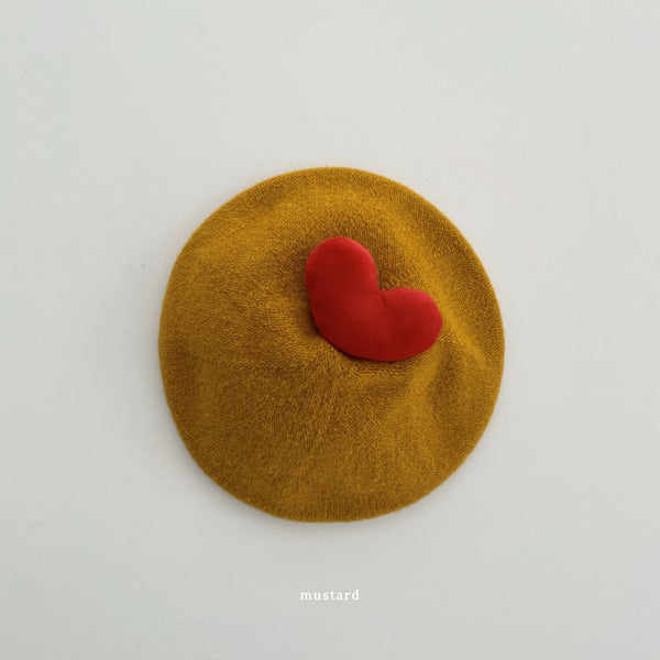 Baby Toddler Heart Beret II (3m-3y) - 5 Colors - AT NOON STORE
