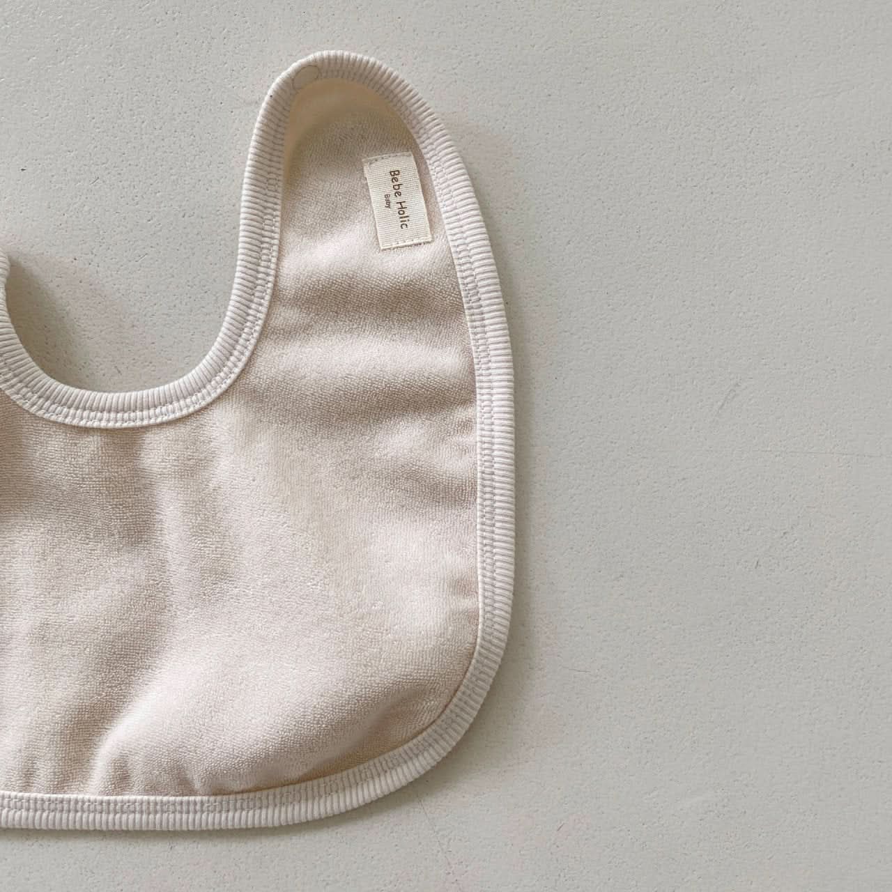 Baby Terry Cloth Bib (0-36m) - 3 Colors
