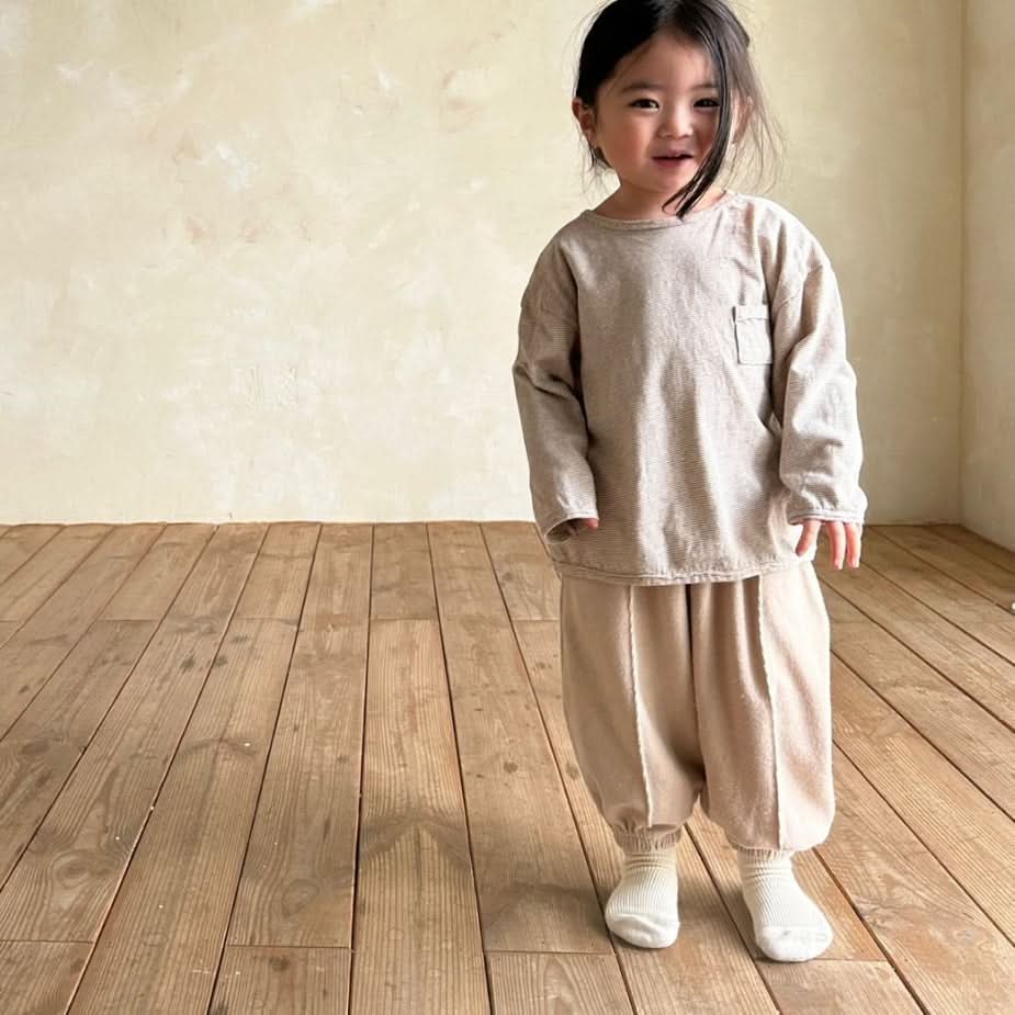 Baby Bella Terry Cloth Pull-On Jogger Pants (3-18m) - 3Colors - AT NOON STORE