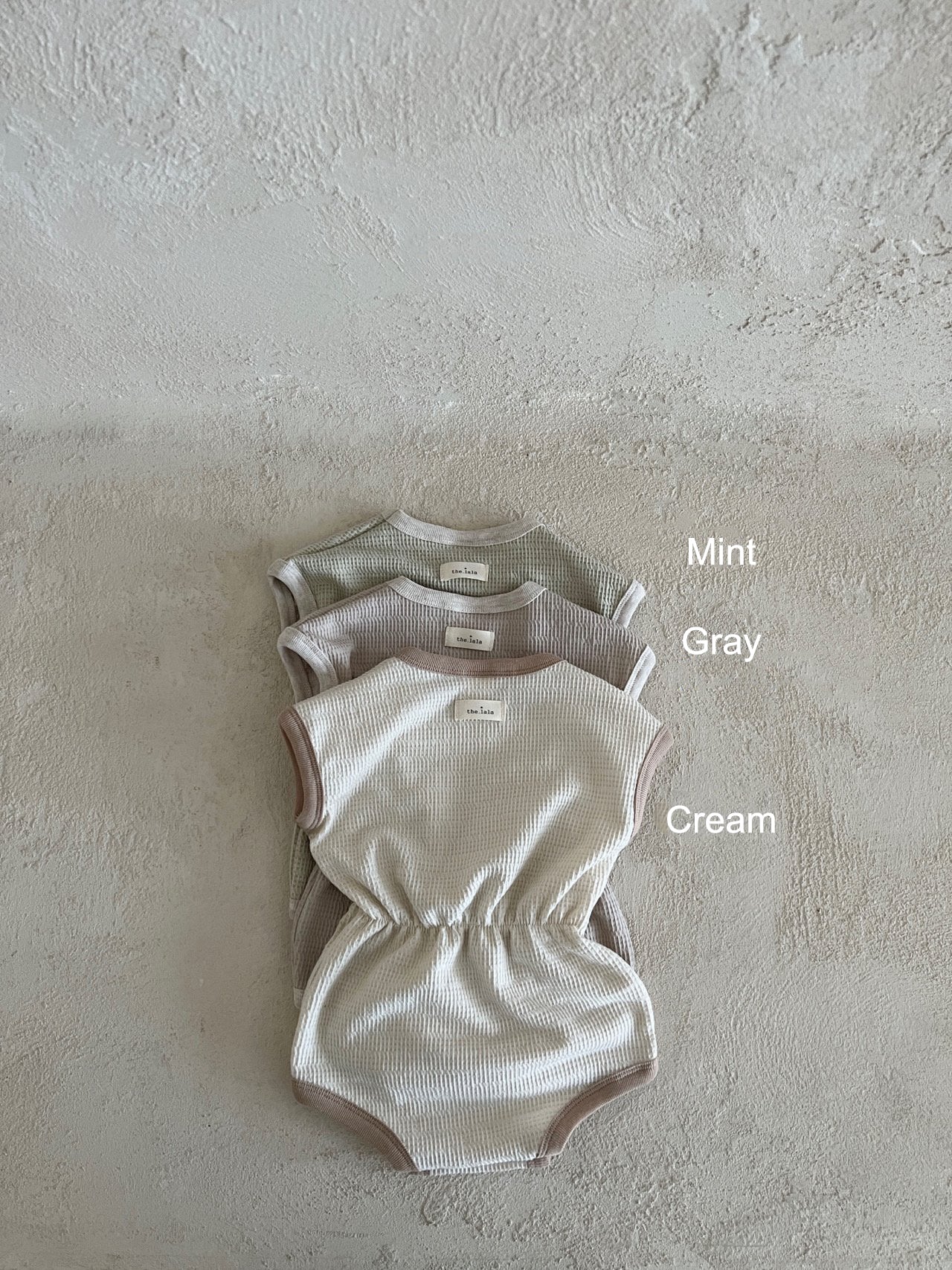 Baby Contrast Trim Elastic Waist Romper (0-24m) -3 Colors - AT NOON STORE