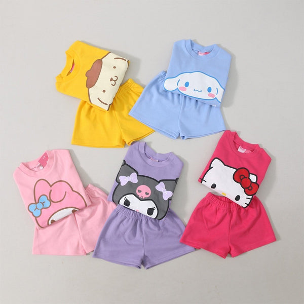 Toddler Sanrio Sweatshirt and Shorts Set (1-5y) - Light Pink