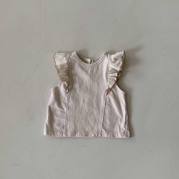 Baby BH Ruffle-Sleeve Top (3-18m) - 2 Colors - AT NOON STORE