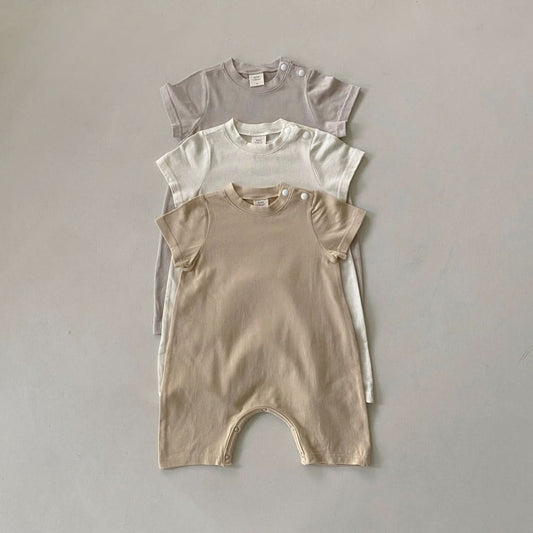 Baby BH Short Sleeve Jumpsuit (3-18m) - 3 Colors - AT NOON STORE