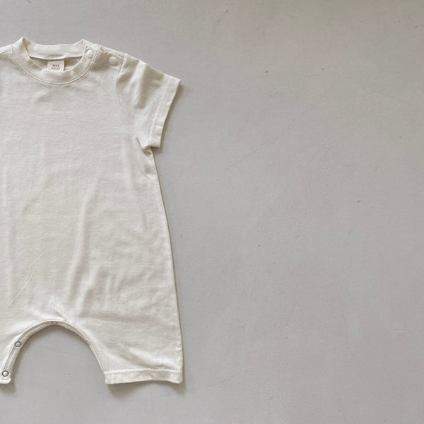 Baby BH Short Sleeve Jumpsuit (3-18m) - 3 Colors