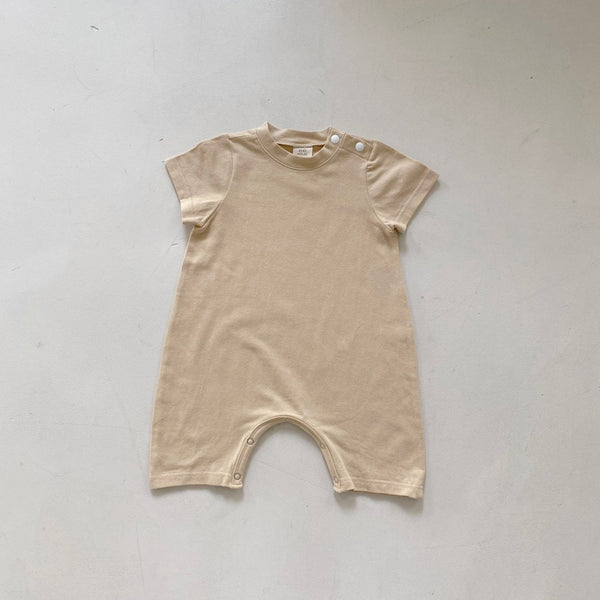 Baby BH Short Sleeve Jumpsuit (3-18m) - 3 Colors