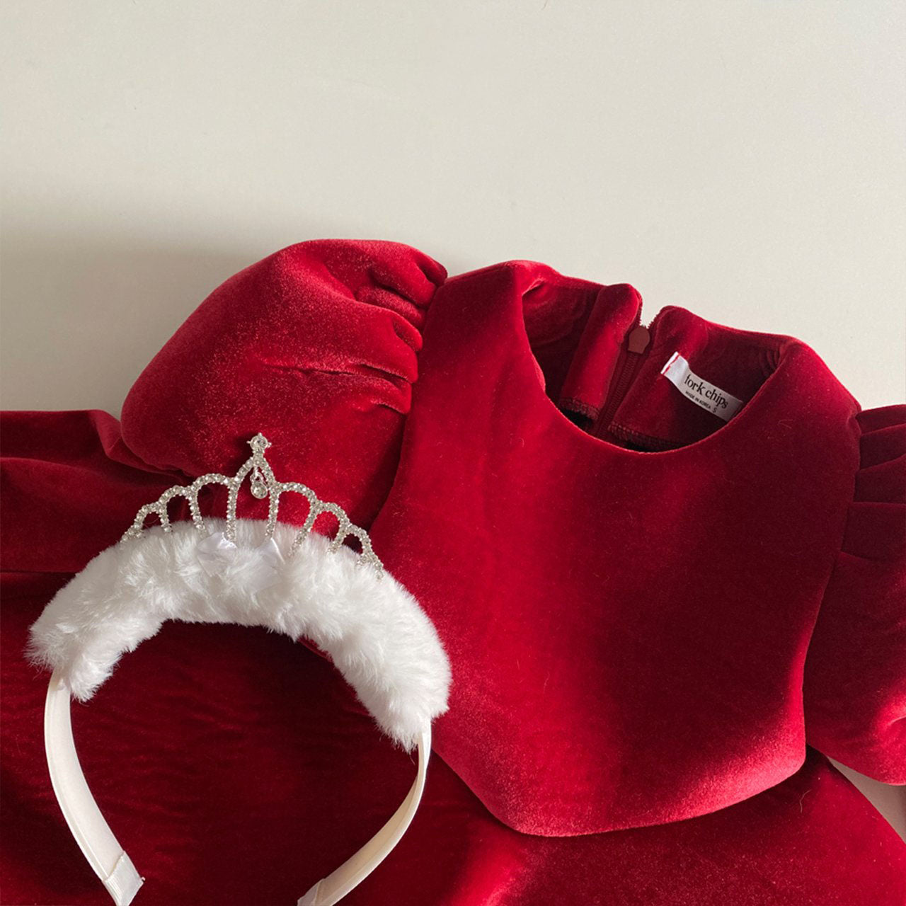 [PRE-ORDER]Toddler Fur Crown Headband (2-7y) - AT NOON STORE