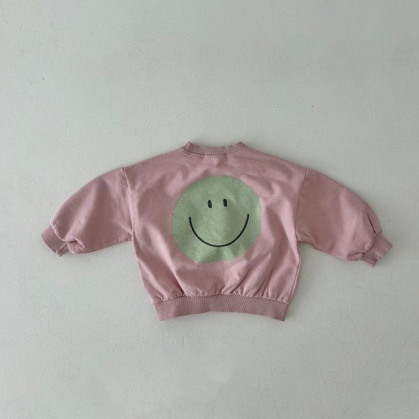 Kids Land Smiley Face Sweatshirt (1-5y) - Pink