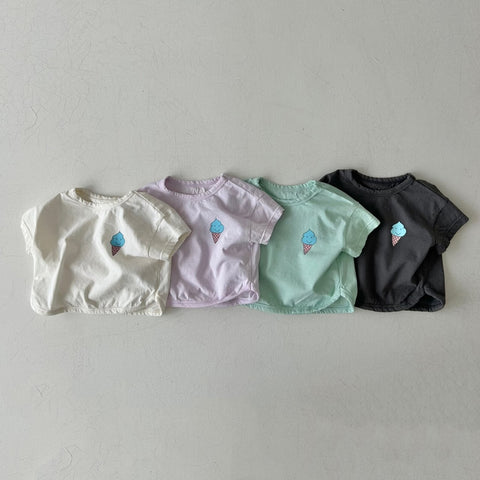 Baby Icecream T-Shirt (4-15m) - 4 Colors - AT NOON STORE