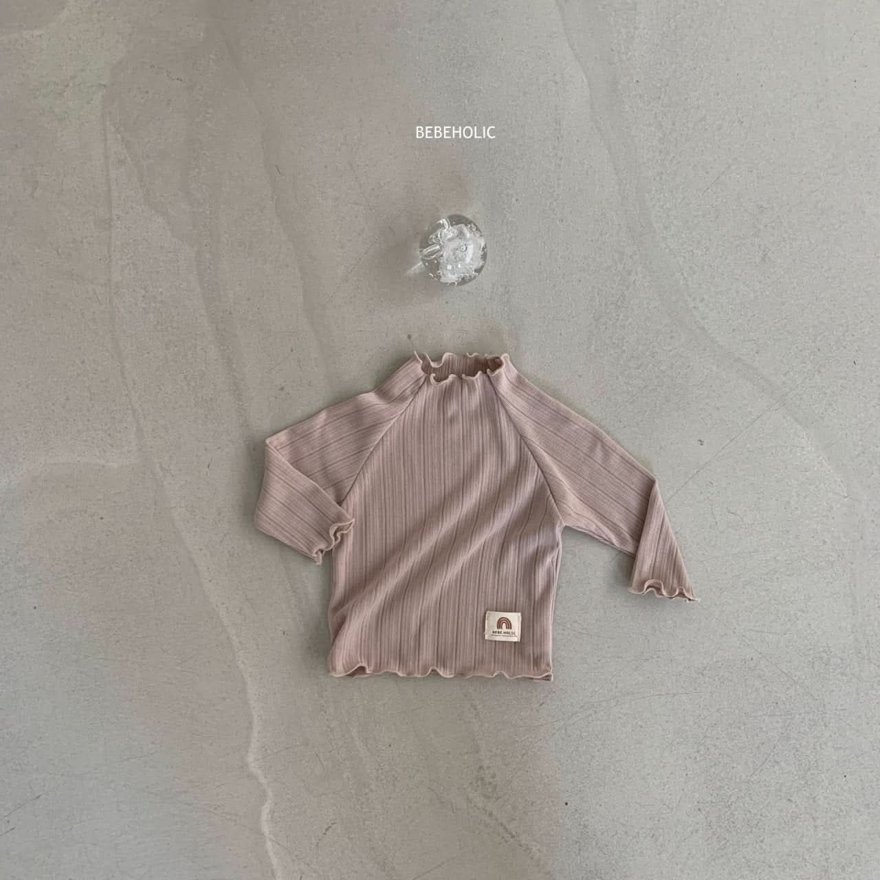 Baby BH Lettuce Trim Ribbed Long Sleeve Tee (3-18m) - 2 Colors - AT NOON STORE
