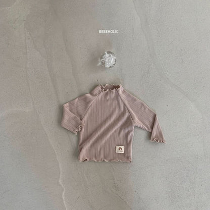 Baby BH Lettuce Trim Ribbed Long Sleeve Tee (3-18m) - 2 Colors - AT NOON STORE