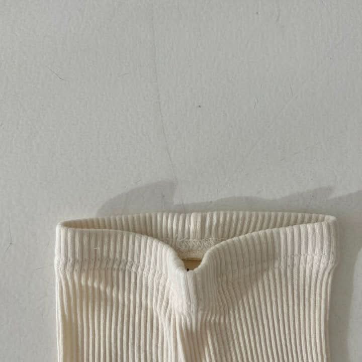 Kids Land Basic Leggings (1-6y) - Cream - AT NOON STORE