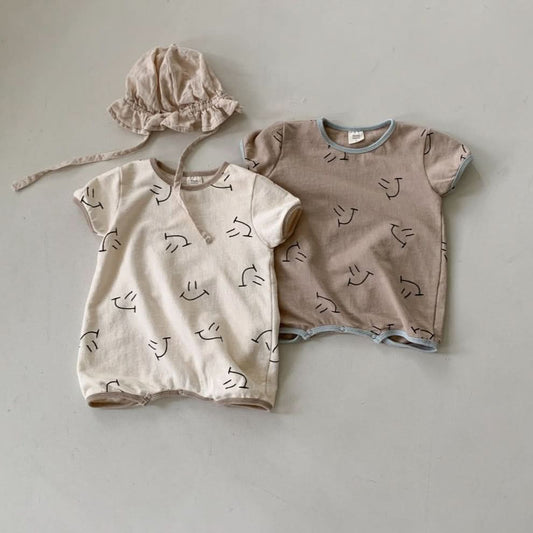Baby BH Happy Romper (3-18m) - 2 Colors - AT NOON STORE
