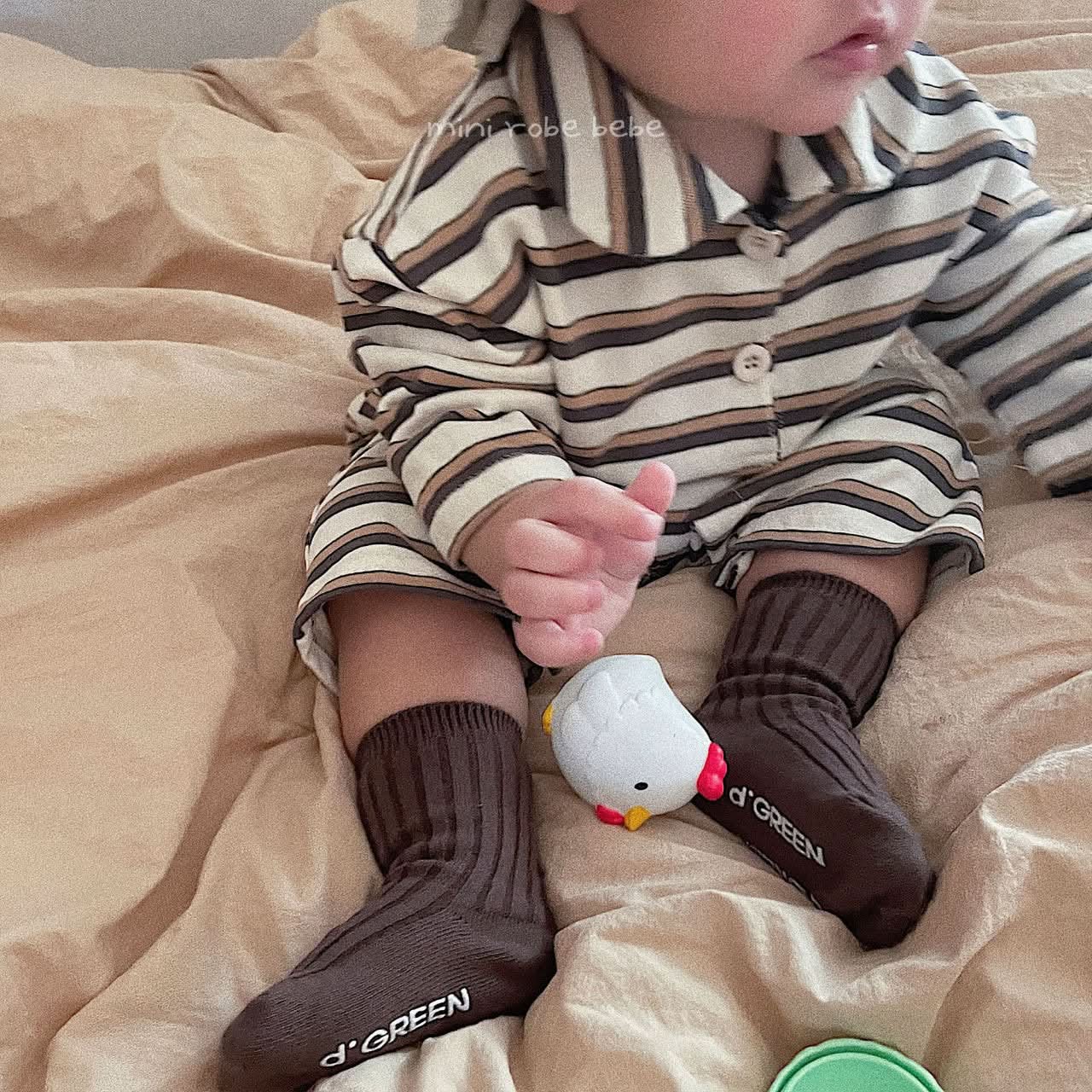 Kids 5pk Pistachio Socks (3m - 5y) kids outfit