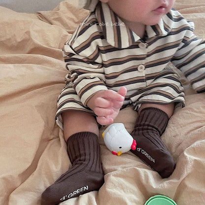 Kids 5pk Pistachio Socks (3m - 5y) kids outfit