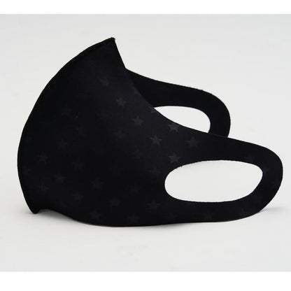 Kids Adult Protective Washable 3D Face Mask - Black/Stars kids outfit