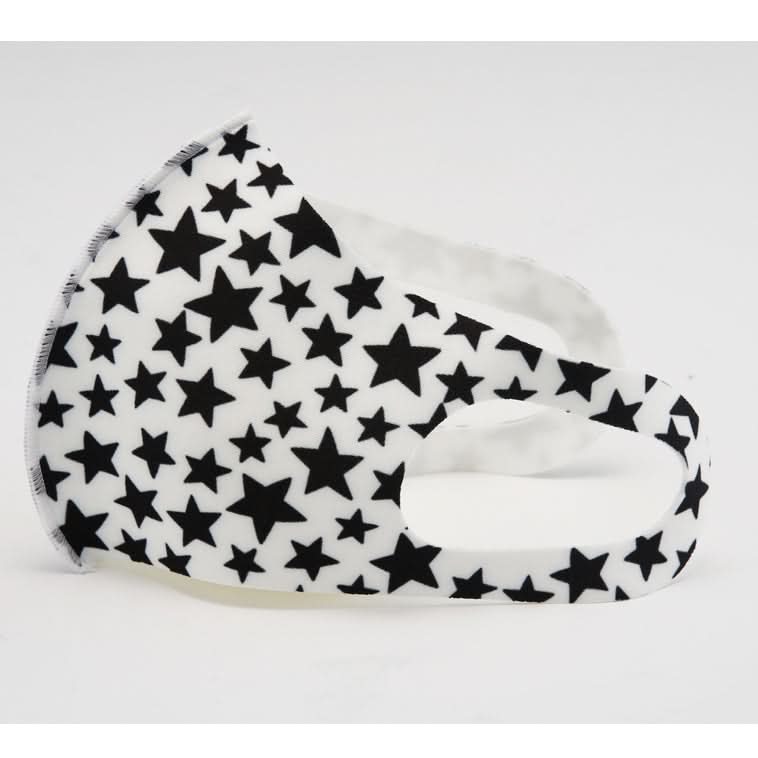 Kids Adult Protective Washable 3D Face Mask - White/Stars kids outfit