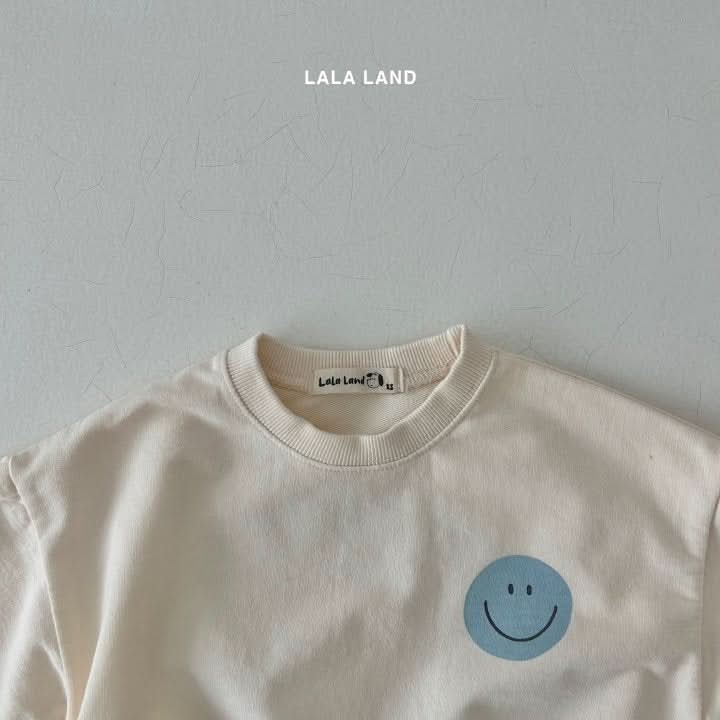 Kids Land Smiley Face Sweatshirt (1 - 5y) - Cream kids outfit