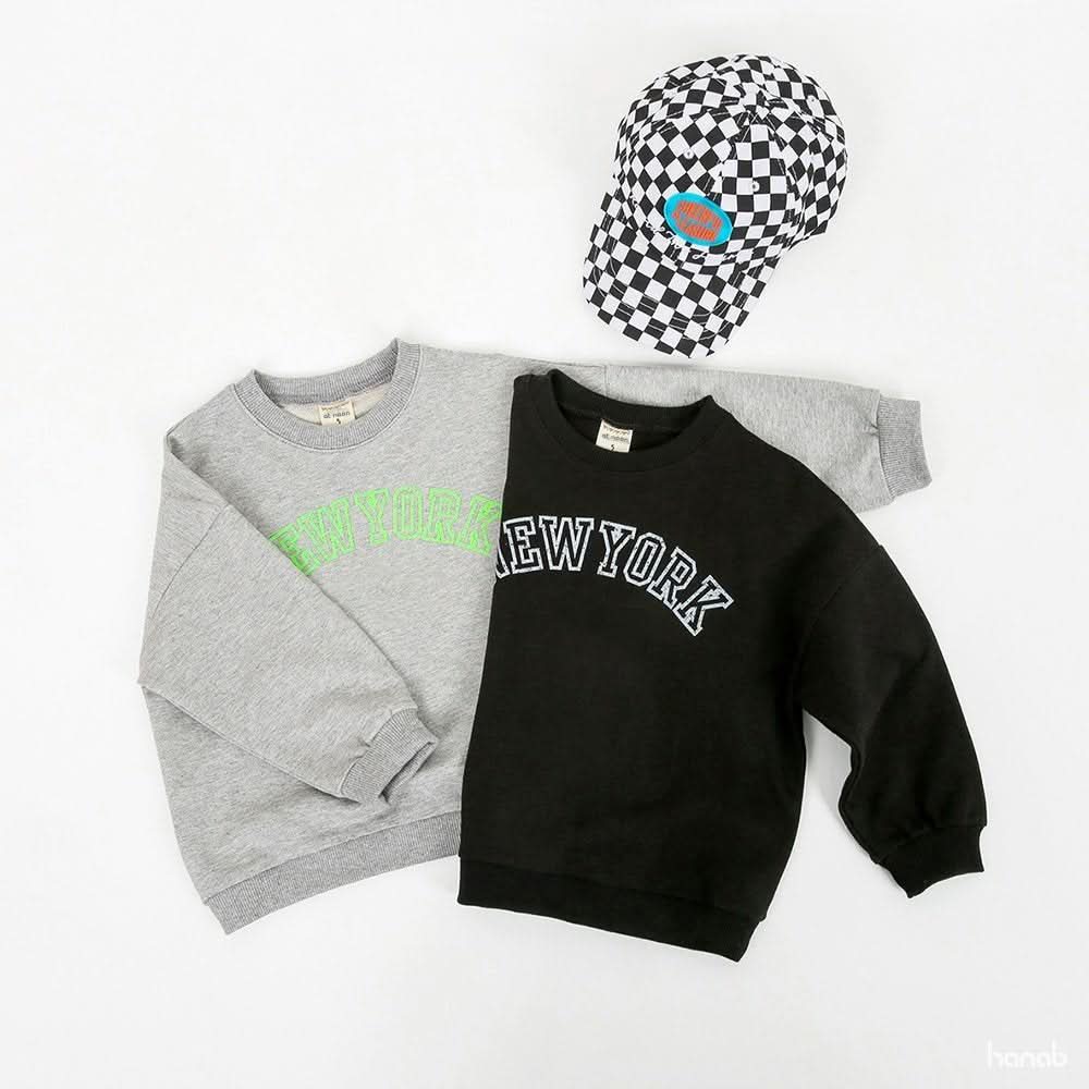 Kids New York Sweatshirt & Cargo Jogger Pants Set (1 - 5yrs) - 2 Colors kids outfit