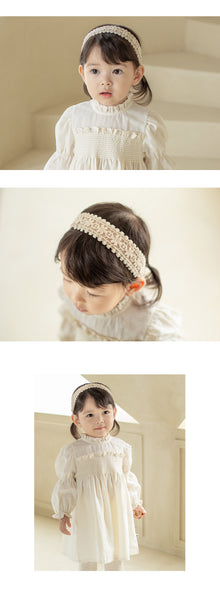 Baby Lace Headband (3-18m) - AT NOON STORE