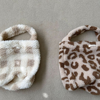 MAMA Small Sherpa Tote Bag - 2 Colors kids outfit