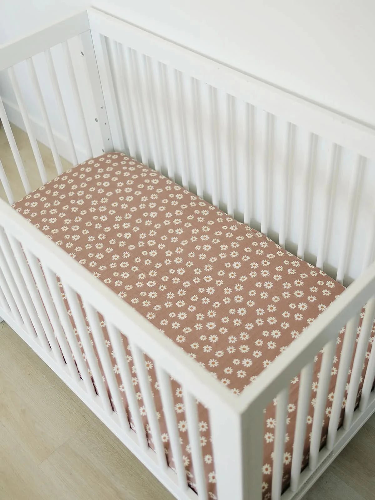 Mebie Daisy Dream Muslin Crib Sheet kids outfit