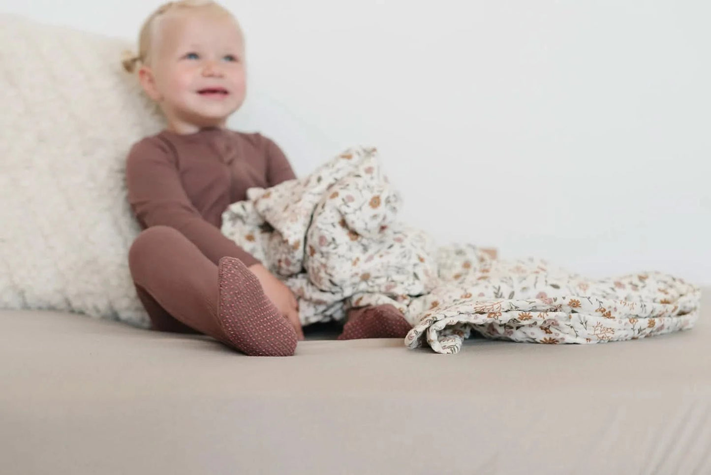 Mebie Gingham Muslin Swaddle Blanket kids outfit