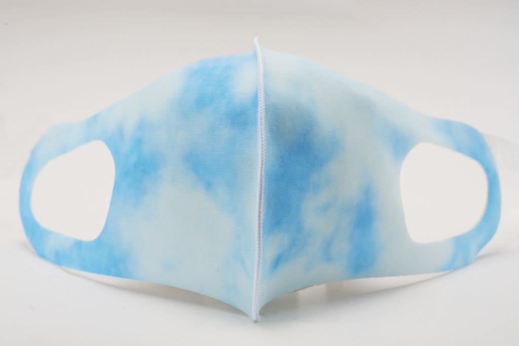 Moms Washable Tie Dye Face Mask - Sky Blue kids outfit