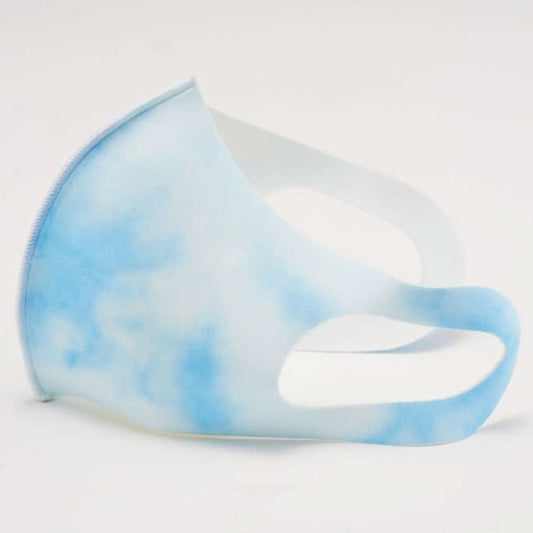 Moms Washable Tie Dye Face Mask - Sky Blue kids outfit