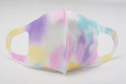 Moms Washable Tie Dye Face Mask - White/Purple kids outfit
