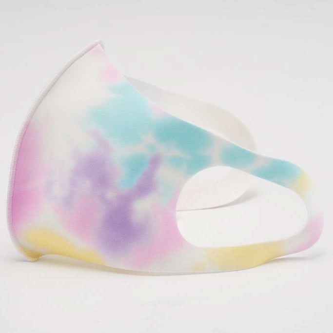 Moms Washable Tie Dye Face Mask - White/Purple kids outfit