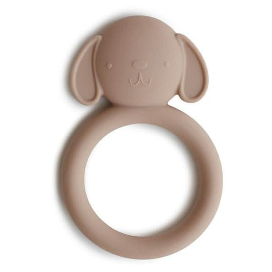 Mushie Dog Teether kids outfit