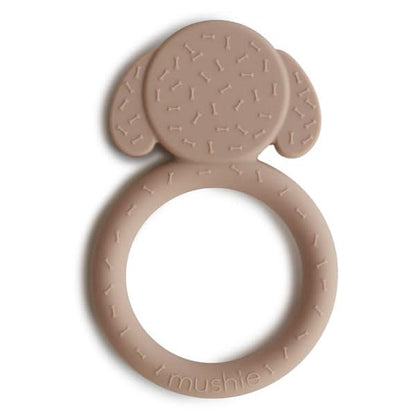 Mushie Dog Teether kids outfit