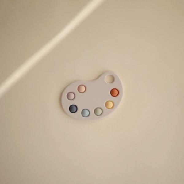Mushie Paint Palette Press Toy kids outfit