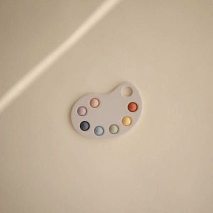 Mushie Paint Palette Press Toy kids outfit