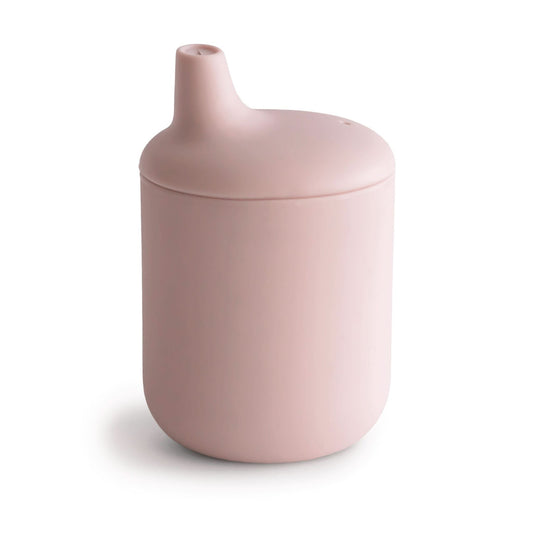 Mushie SILICONE SIPPY CUP (BLUSH) kids outfit