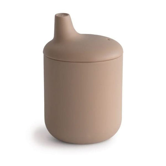 Mushie SILICONE SIPPY CUP (NATURAL) kids outfit
