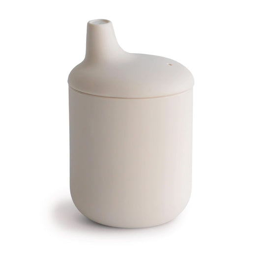 Mushie SILICONE SIPPY CUP (SHIFTING SAND) kids outfit
